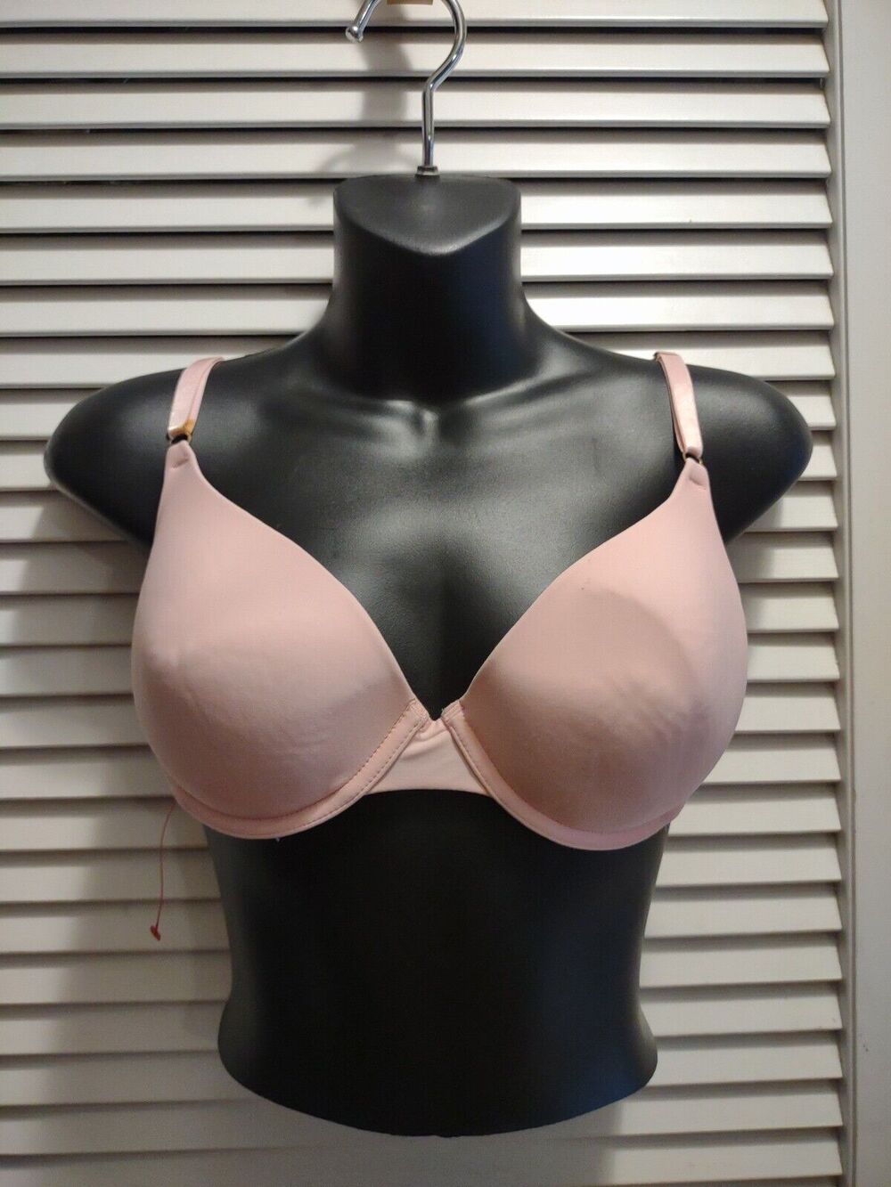 Victoria's Secret Plunge Underwire Bra Cotton Candy Pink Women's Size 36C